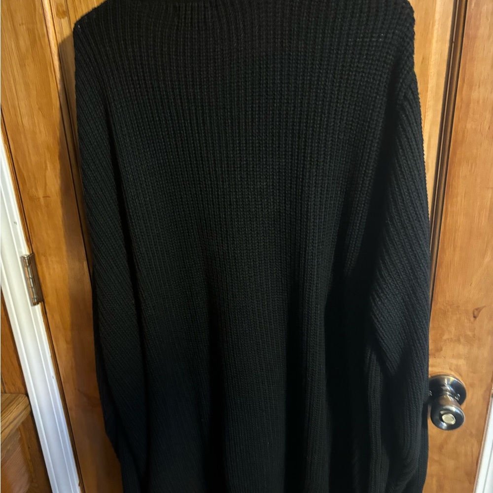 Men’s KingSize brand 4xl black cardigan